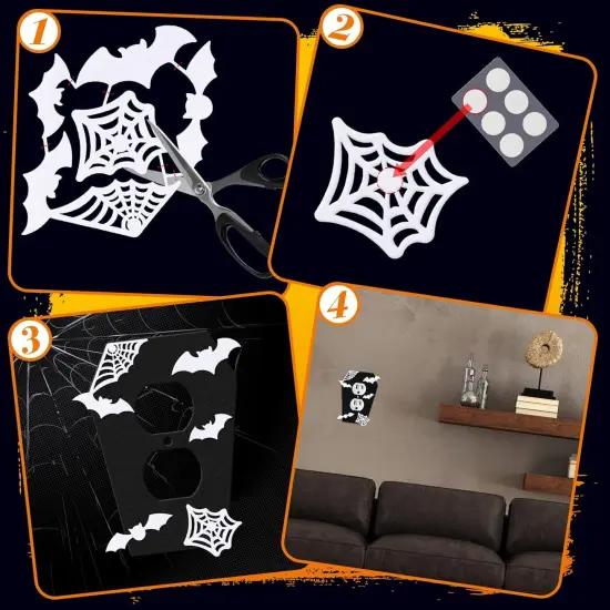 3 Pieces Gothic Coffin Light Switch Cover {4}