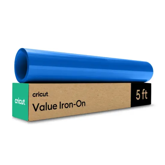 Cricut Value Iron-on - Blue - 12 in x 5 ft (1) {1}