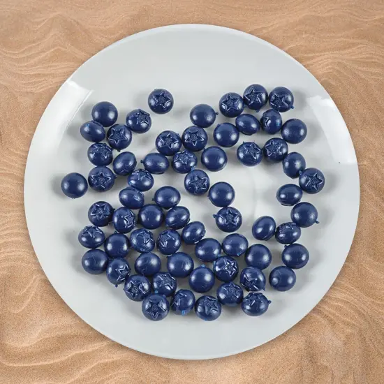 50 Pcs Artificial Fake Fruit Blueberry Decor {4}