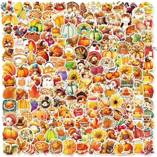200PCS Thanksgiving Stickers {2}