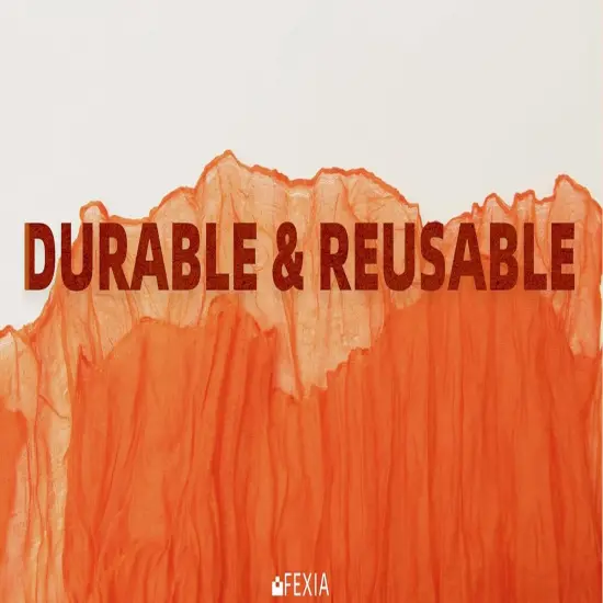 Fall Table Runner Orange Cheesecloth {2}