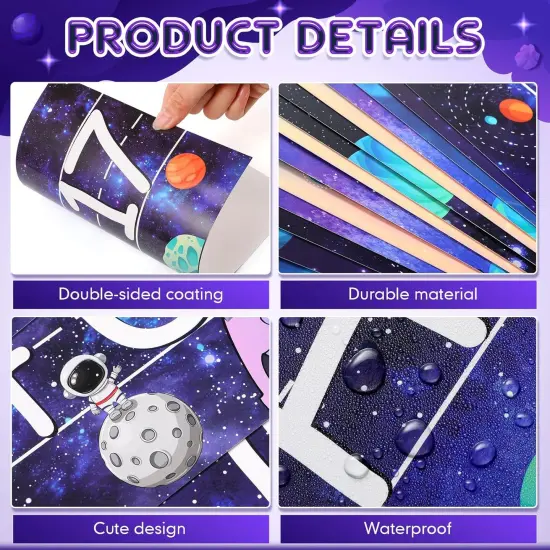 15 Pcs Alphabet Line Bulletin Board Set 26 Upper & Lower Case Letters {3}