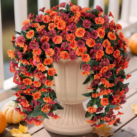 2PCS - Fall Artificial Flowers (Brown) {1}