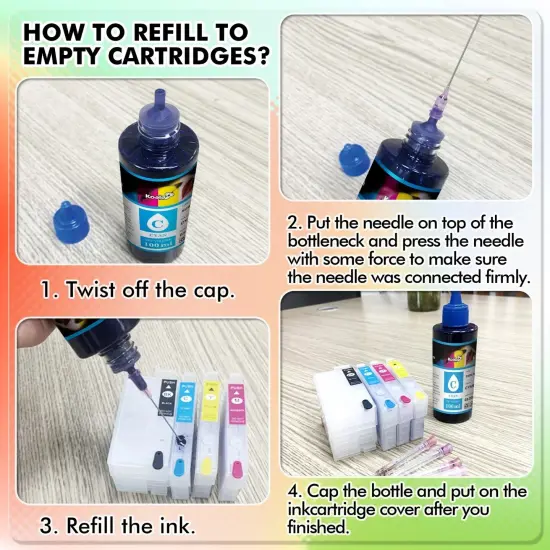 Koala Sublimation Bundle 150 Sheets 8.5x11 Paper + Ink for Epson 2720 2760 {6}