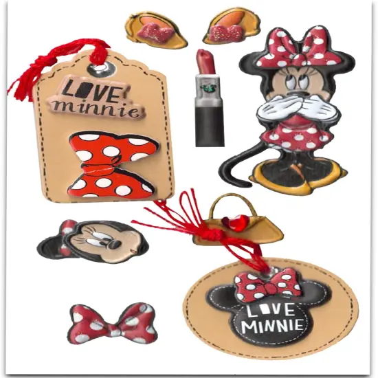 Mickey and Minnie Mouse Keychain Set {3}