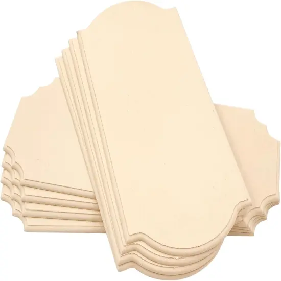 8 Pack Unfinished Wooden Plaques 6"x14"-0.25 Inch {3}