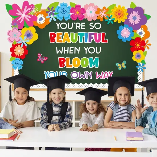 Back to School Floral Bulletin Board Set {4}