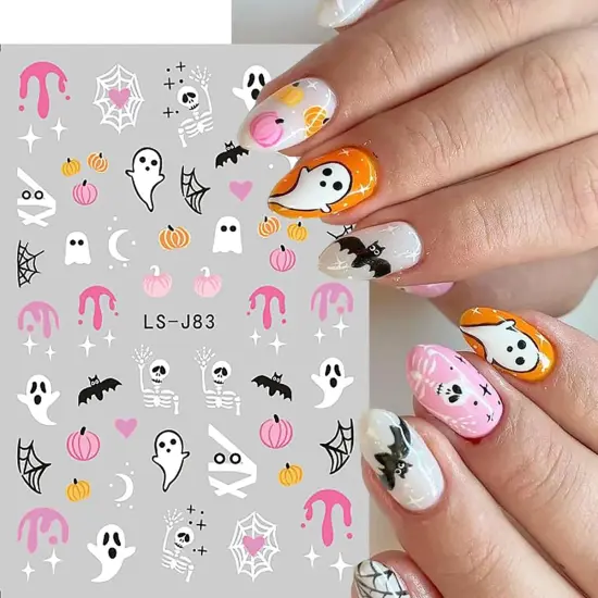 Halloween 3D Nail Stickers {3}