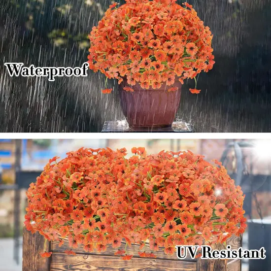 20 Bundles Fall Flowers Artificial for Decoration Outdoors {3}