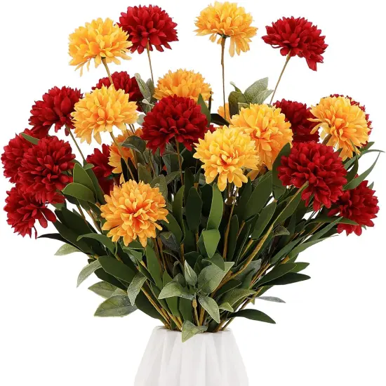 Artificial Mum Bush Flowers {1}