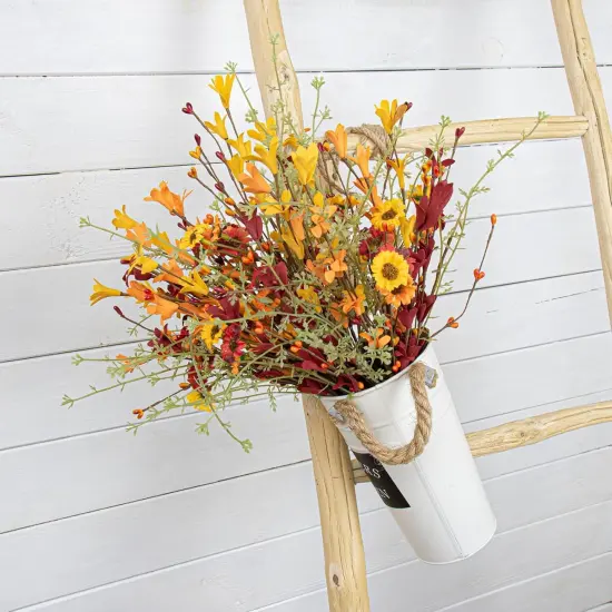 Artificial Fall Flowers 12 Pack Floral Picks 17 {2}