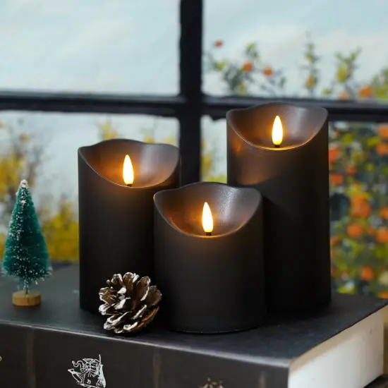 Flameless Candles with Remote {4}