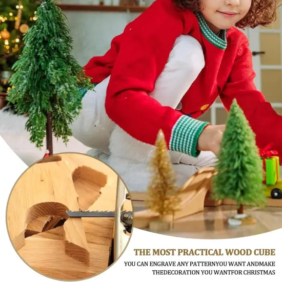 30PCS Wooden Squares for Crafts, 1/4 Inch Thick,Wood Burning, Painting (2.5 x 3.5 inch) {4}