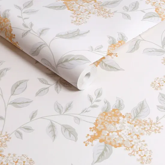 Laura Ashley Portland Apricot Wallpaper {3}