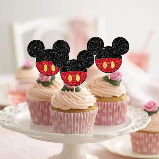 24 Pack Mouse Inspired Cupcake Toppers {4}