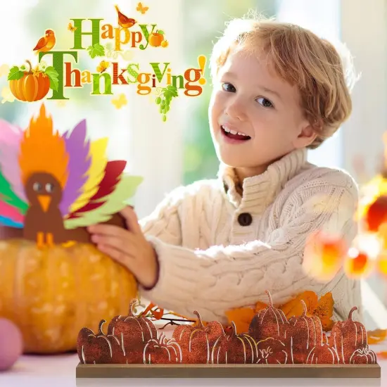 Thanksgiving Pumpkin Table Centerpieces {5}