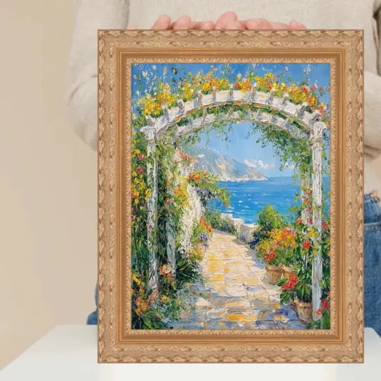 Gold Baroque Ornate Picture Frame 36x36 frame {7}