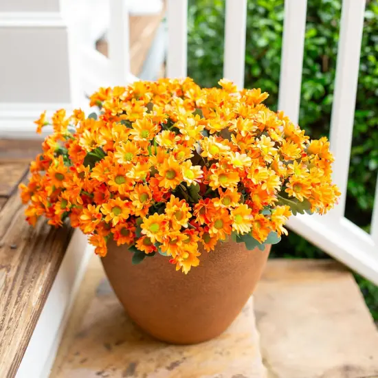 Artificial Flowers for Outdoors Fall Decoration {4}