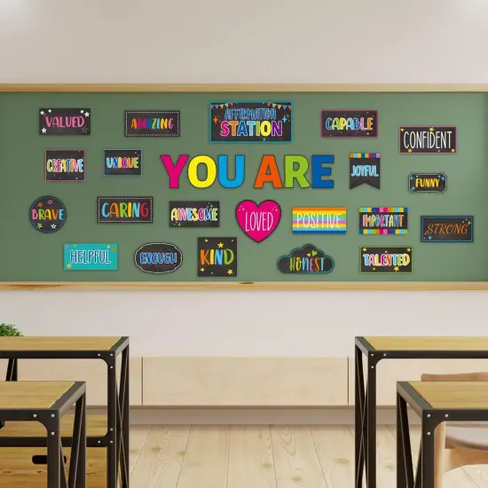 Classroom Affirmation Station Bulletin Board {3}