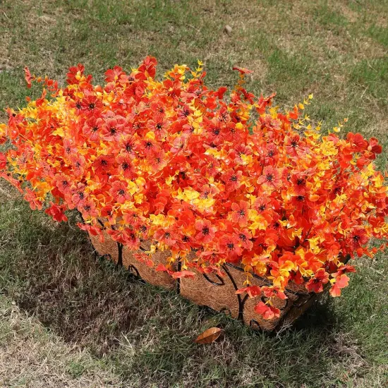 Artificial Fall Flowers Plants for Outdoors Decoration {2}