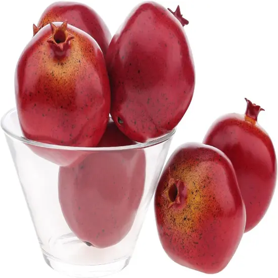 6pcs Artificial Pomegranate Fruit Decoration {1}