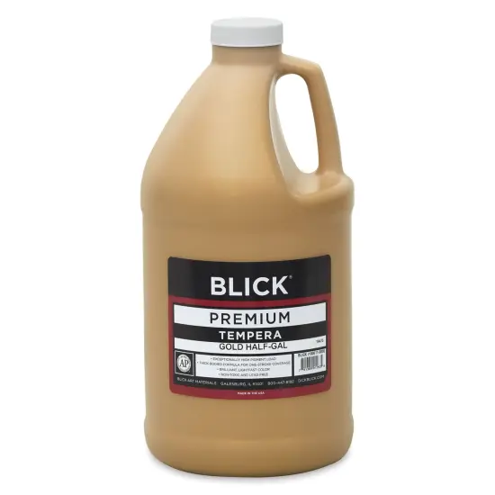 Blick Premium Grade Tempera - Gold, Half Gallon {2}