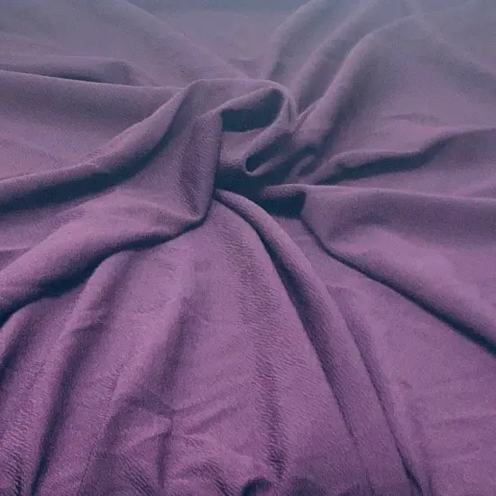 1 Yard Stretch Liverpool Solid Knit Fabric For Structured Garments Headbands Dresses 58/60" Wide Plum {1}