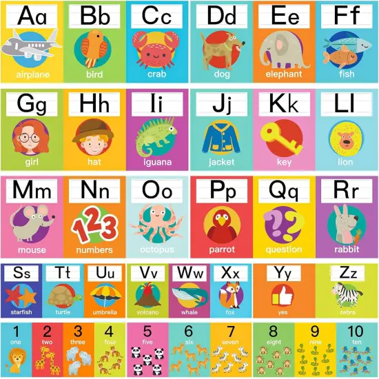 12Pcs Alphabet for Classroom Wall {1}