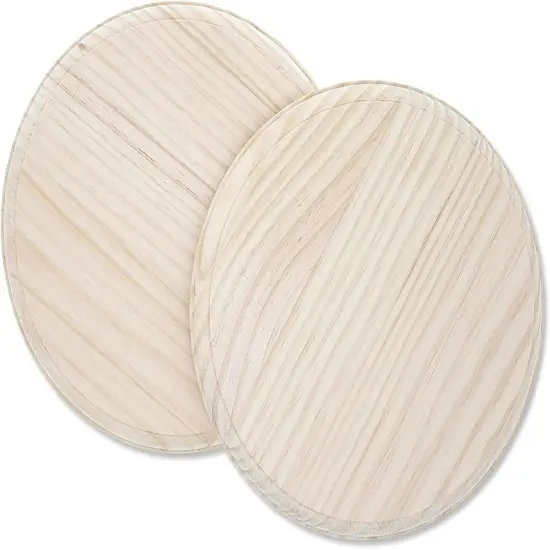 Unfinished Wood Round Plaques for DIY Crafts (2 Pack), 8 Inches {1}