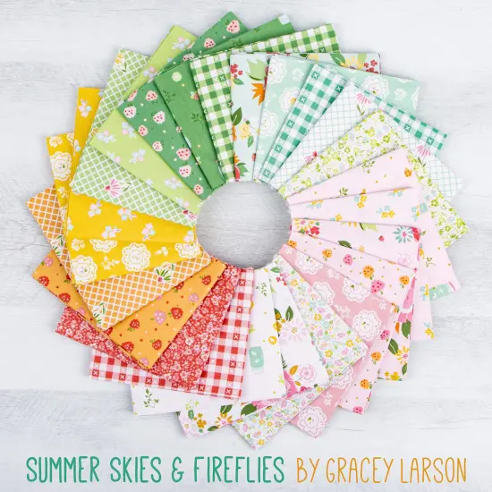 Gingham in Aqua (c16375-aqua) | Summer Skies and Fireflies | Gracey Larson | Riley Blake {2}