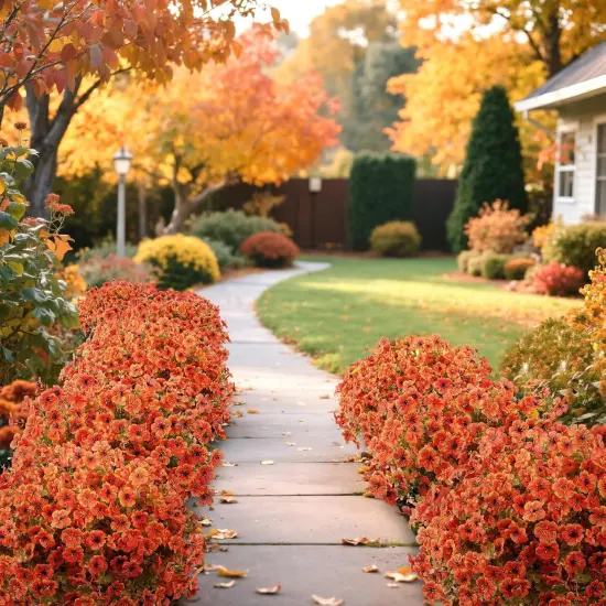 20 Bundles Artificial Fall Flowers for Outdoors Decoration {5}