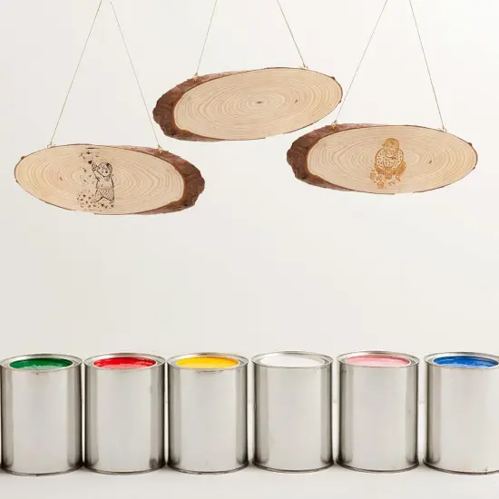 8 Pack Unfinished Wood Crafts {1}