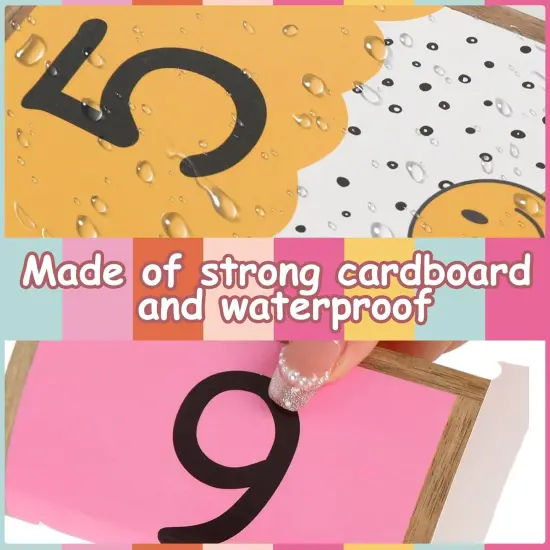 36Pcs Boho Alphabet Number Bulletin Board Set {3}