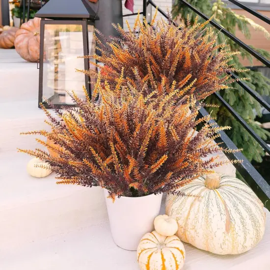 Artificial Fall Flowers Outdoors - 36 Bundles {3}