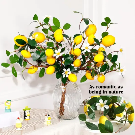 4 Sets Artificial Lemon Decor {5}