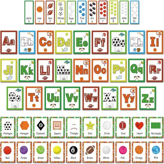 57 Pcs Alphabet and Number Bulletin Board Set {1}