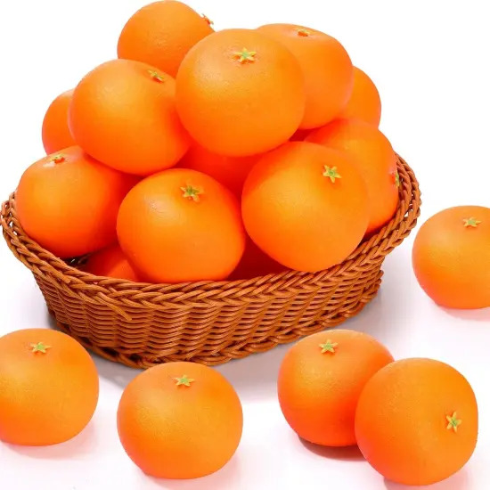24 Pcs Fake Oranges for Decoration {1}