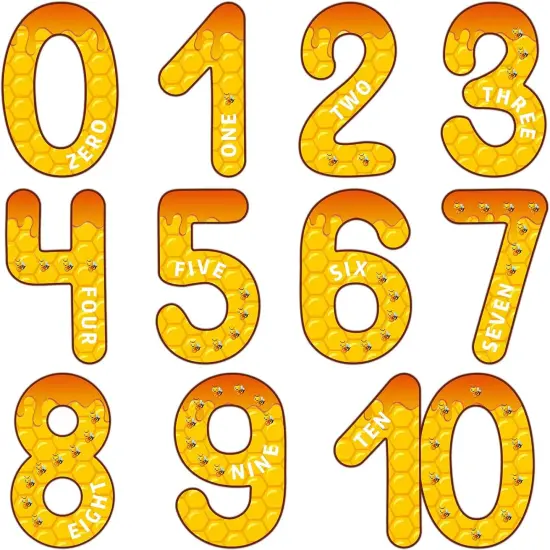 Jumbo Numbers Bee Hive Bulletin Board {1}