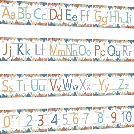 Alphabet Number Bulletin Board Set {1}