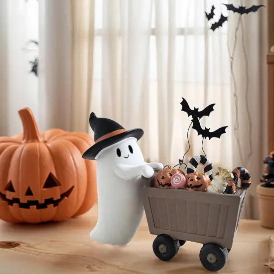 Small Ghost Decor with Hats {5}