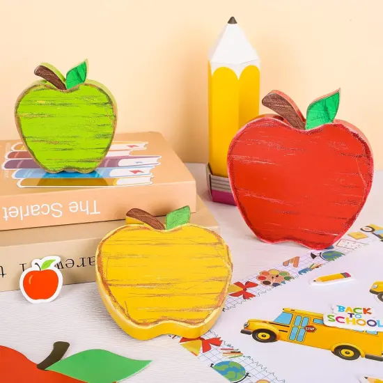 Back to School Wooden Table Decor {2}