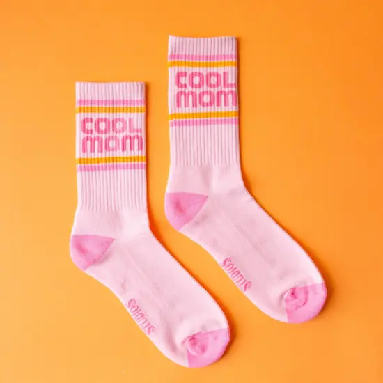 COOL MOM RIBBED CREW SOCKS {2}