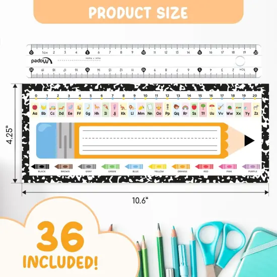 36 PCS Desk Name Tags for Classroom {3}