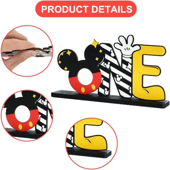 Mouse 1st Birthday Party Supplies 1st Table Centerpieces {2}