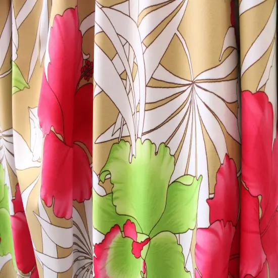 1 Yard Contemporary Jungle Flower Print Stretch Fabric 4 Way Spandex for Leggings, Swimwear & Costumes 58''/60&rdquo; Wide {3}