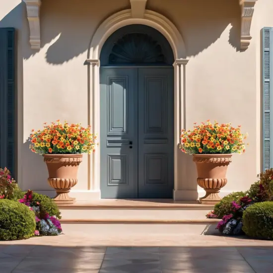 Fake Mums Artificial Fall Flowers {3}