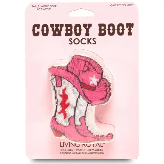 WESTERN COWGIRL ADULT CREW SOCKS {2}