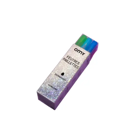 GLITTER MARKER SET {1}