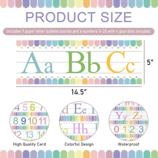 ABC Alphabet Poster Classroom Decorating Set {2}