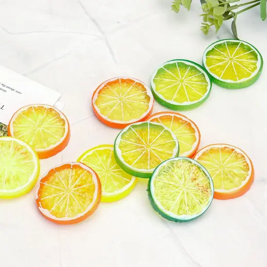 30 PCS Artificial Lemon Slices {2}